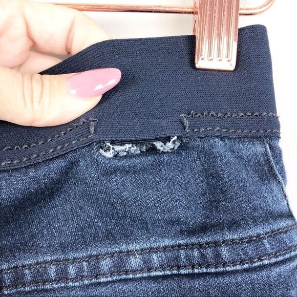 FREE PEOPLE | Pull-On Denim Jeans Zip Pockets Women’s Size 25 - Picture 10 of 11